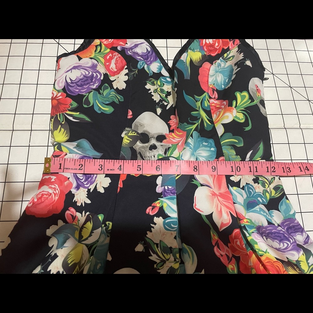 Rockabilly Skull Dress with Stunning Low Back!